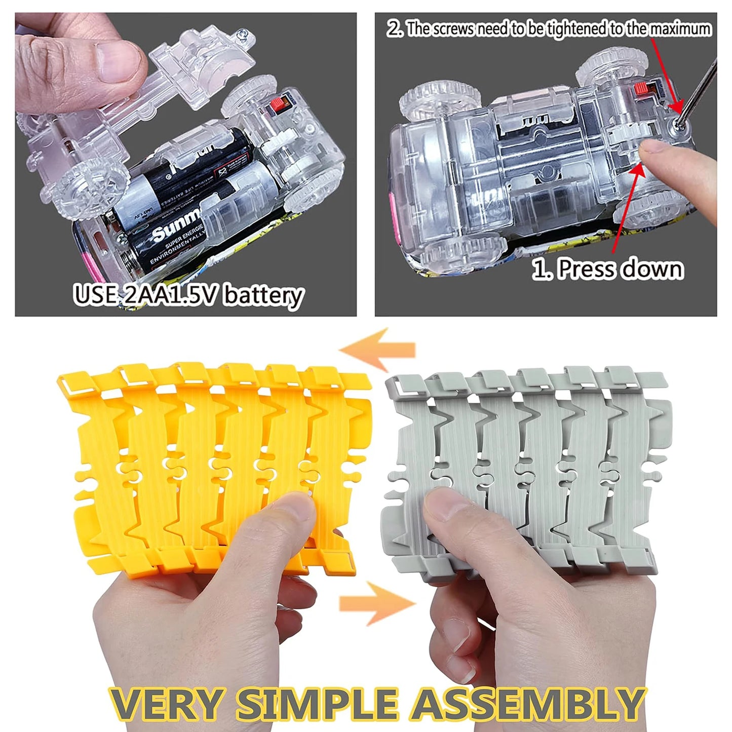 Electric Car Train Track