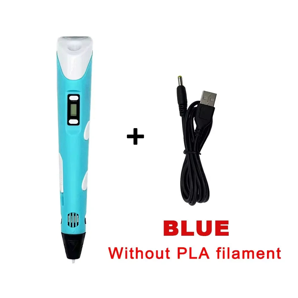 LED 3D Printing Pen for Kids