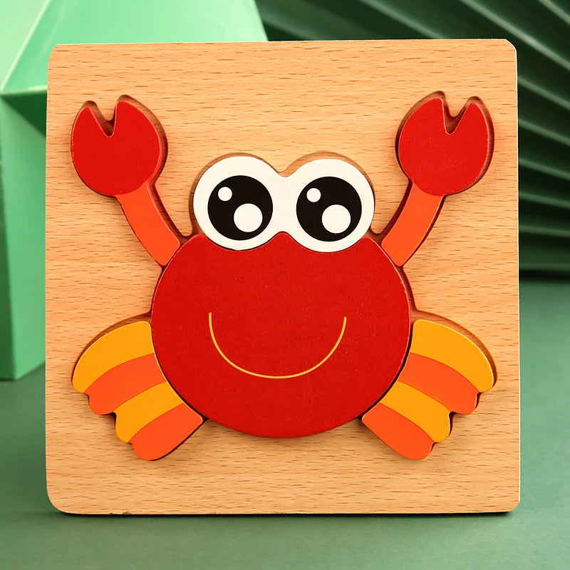 Childrens Baby Animal Cartoon Puzzle Regular