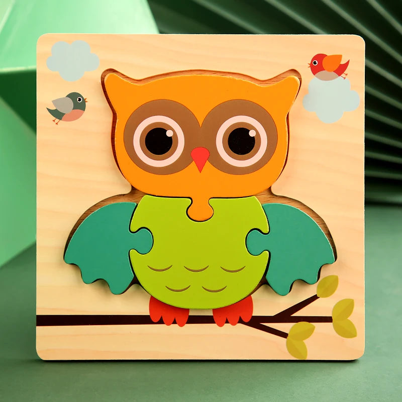 Childrens Baby Animal Cartoon Puzzle Regular