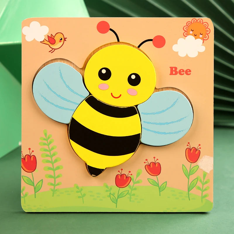 Childrens Baby Animal Cartoon Puzzle Regular