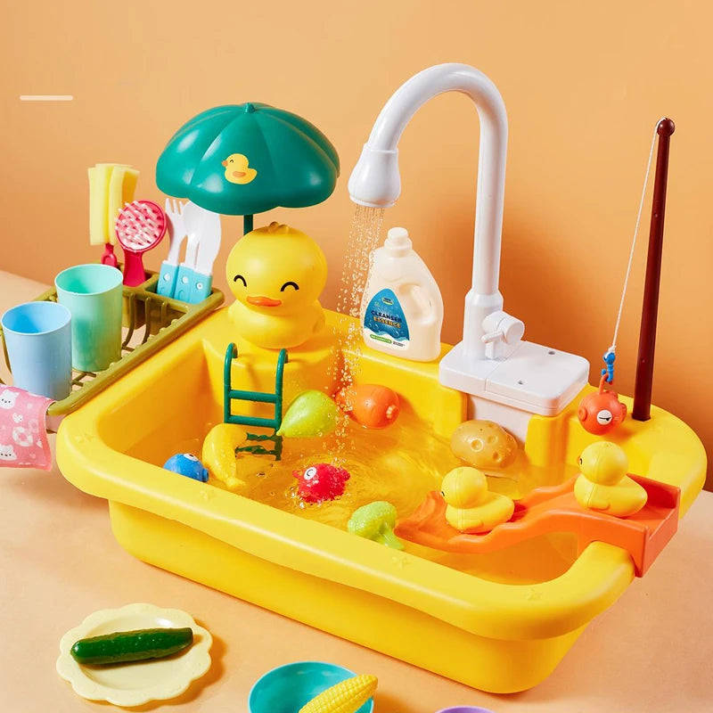 Kids Fun Pretend Kitchen Sink