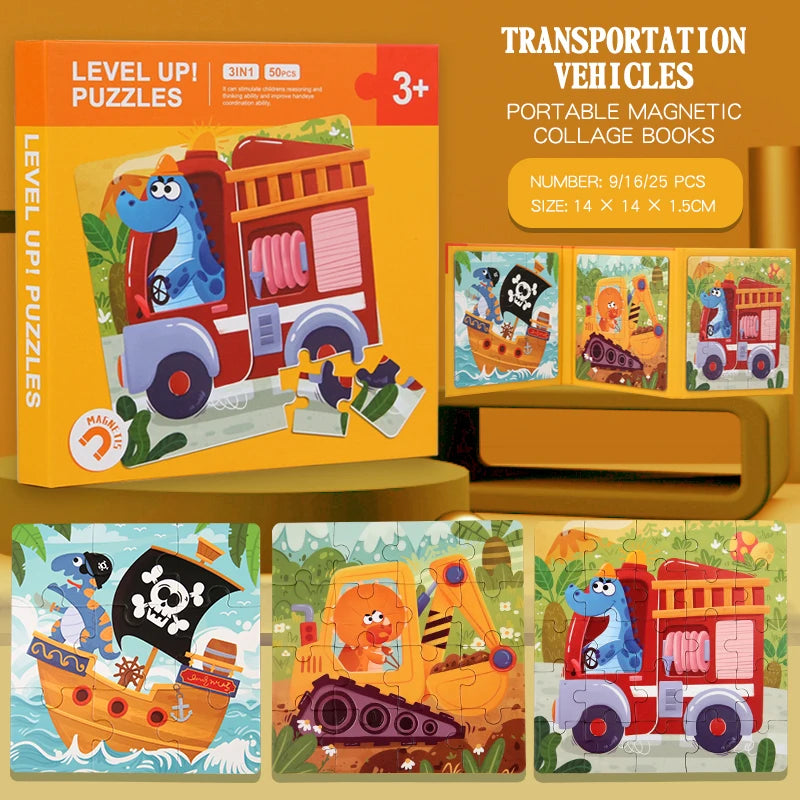 Magnetic Puzzles Games for Kids