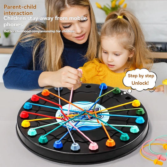 Rope Knots Puzzle Board Game