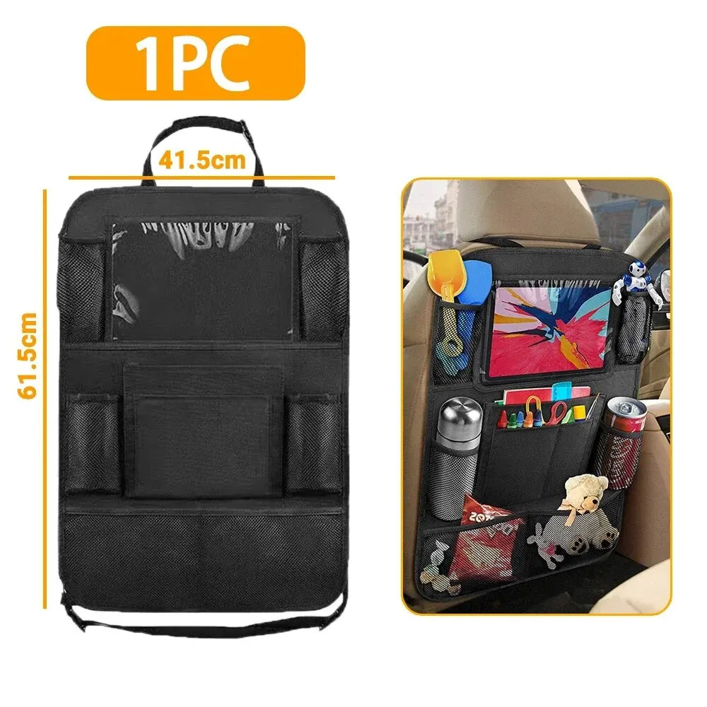 Car Seat Bag with Tablet Holder for Kids