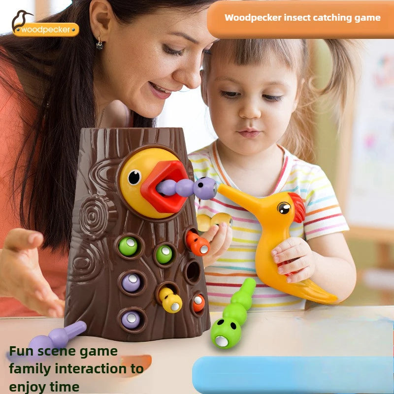 Woodpecker Fishing Game