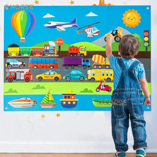 Educational Story Board Transportation Set