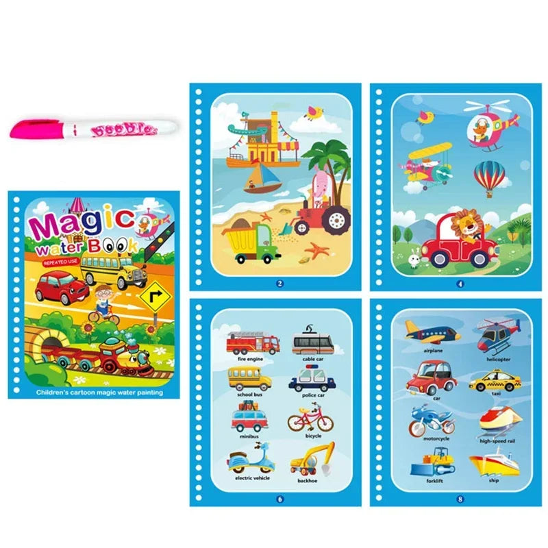 Magic Water Colouring Books