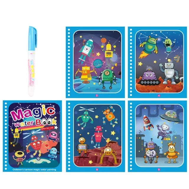 Magic Water Colouring Books