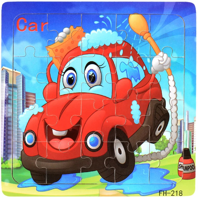 20 Piece Animal Cartoon Puzzle