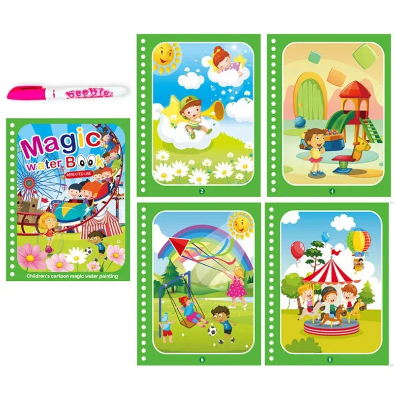 Magic Water Colouring Books