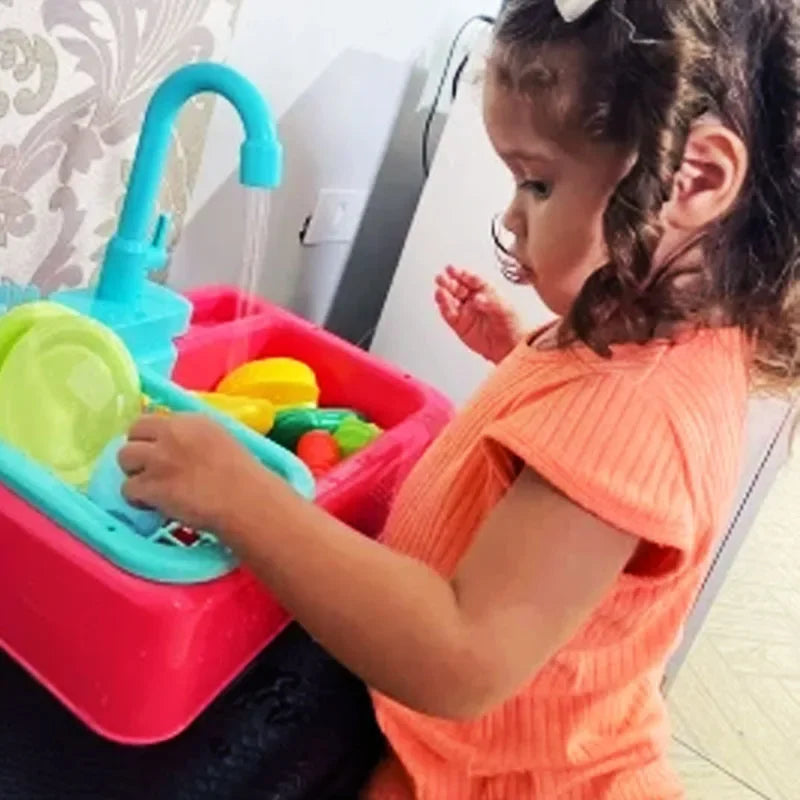Kids Play Kitchen Set Simulation