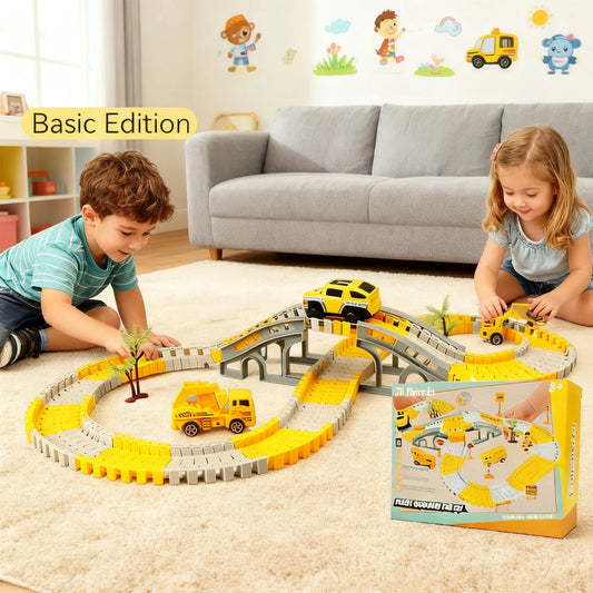 137pc DIY Car Track Building Set