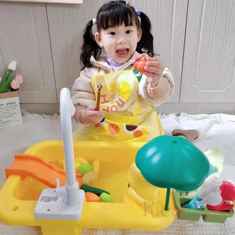 Kids Fun Pretend Kitchen Sink