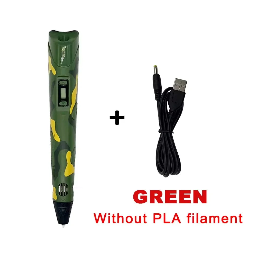 LED 3D Printing Pen for Kids