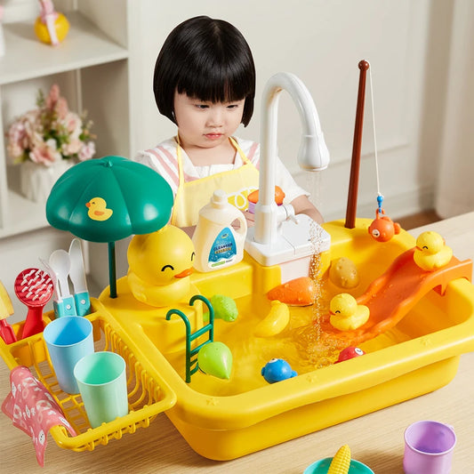 Kids Fun Pretend Kitchen Sink