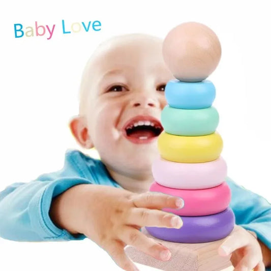 Rainbow Stacking Tower