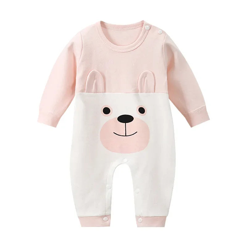 Newborn Cartoon Bear Romper