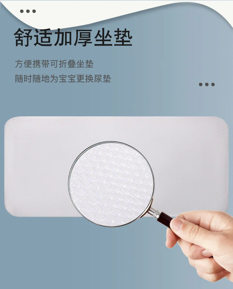 Folding Mommy Backpack with Built-In Crib