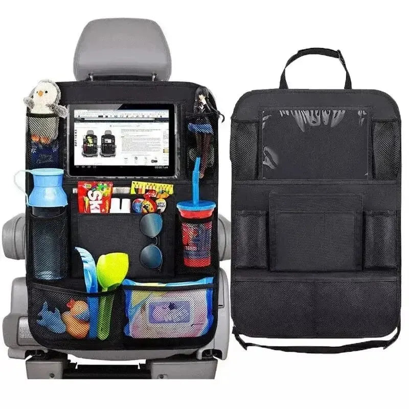 Car Seat Bag with Tablet Holder for Kids