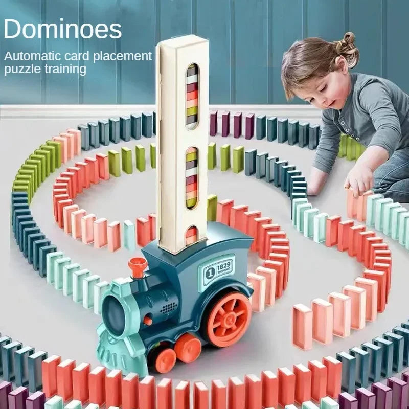 Electric Domino Train Set with Sound & Lights