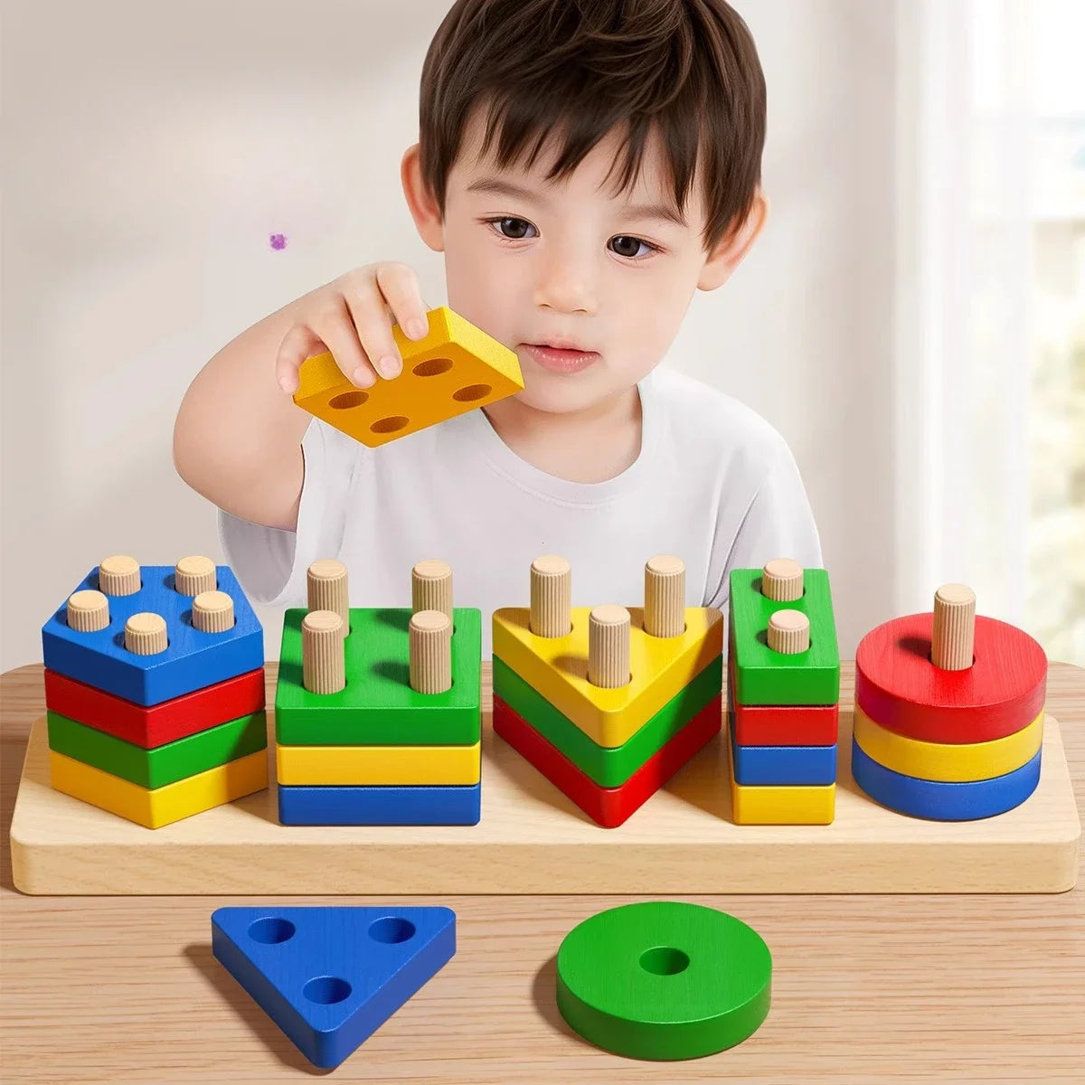 Sort Stacking Puzzle for Toddlers