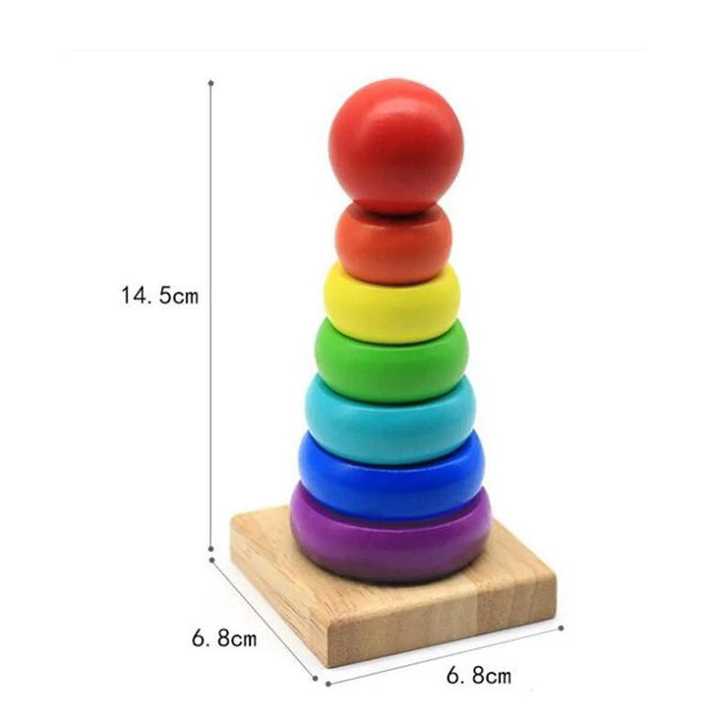 Rainbow Stacking Tower