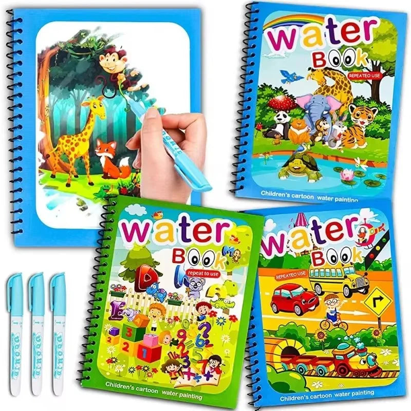 Magic Water Colouring Books