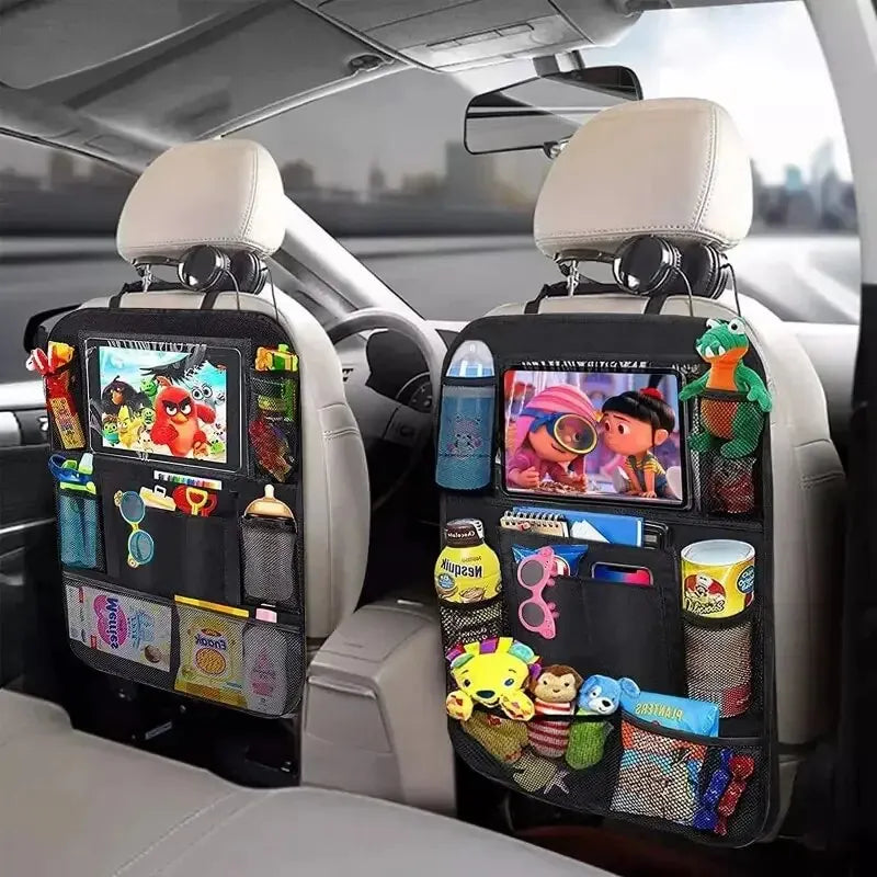 Car Seat Bag with Tablet Holder for Kids