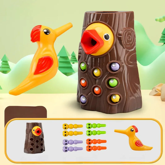 Woodpecker Fishing Game