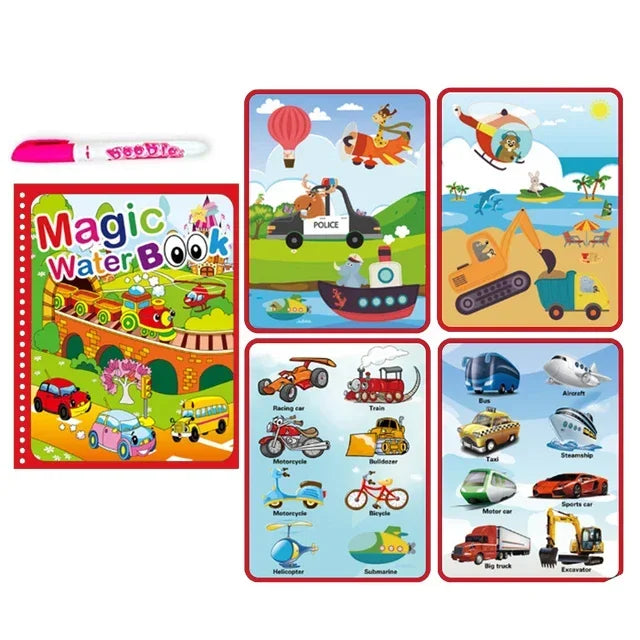 Magic Water Colouring Books