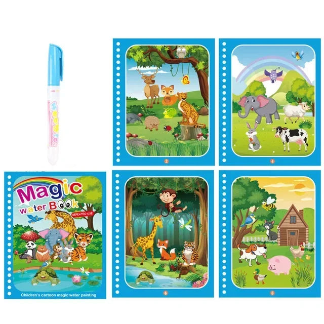 Magic Water Colouring Books