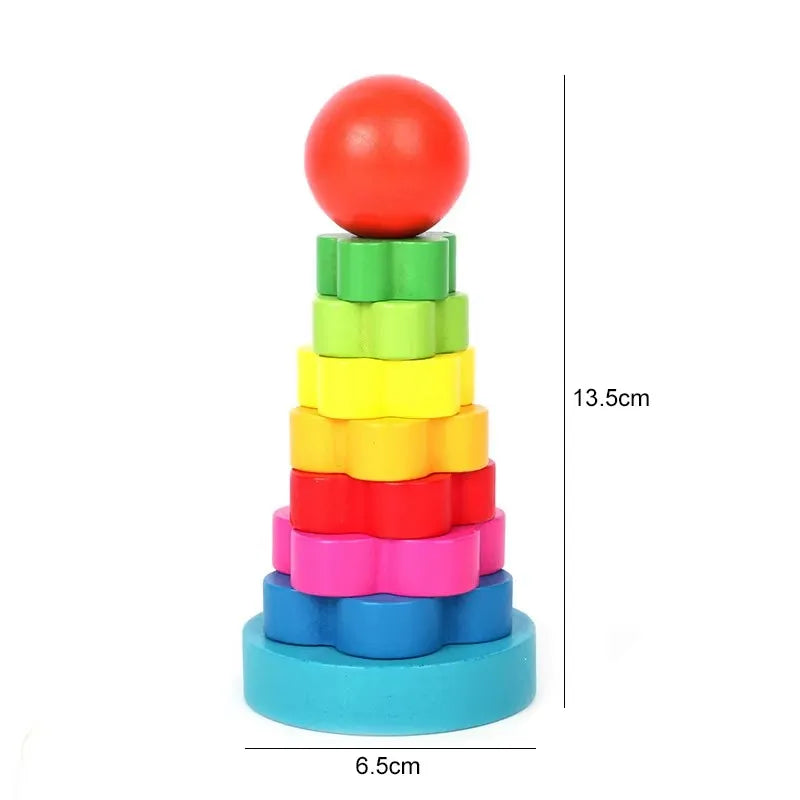 Rainbow Stacking Tower