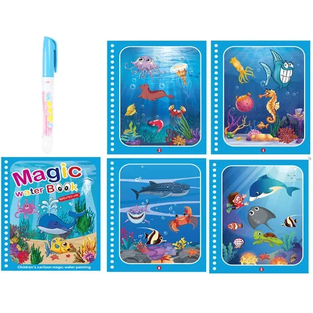 Magic Water Colouring Books
