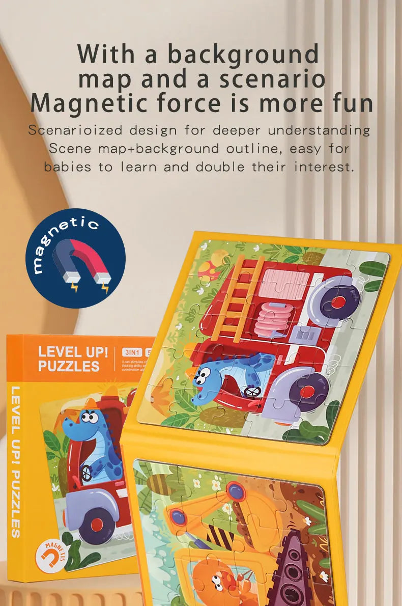Magnetic Puzzles Games for Kids