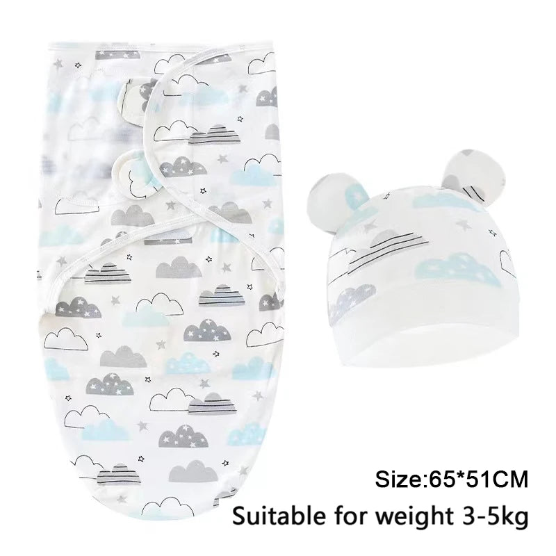 100% Cotton Newborn Swaddle Sleep Sack