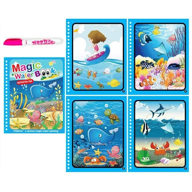Magic Water Colouring Books