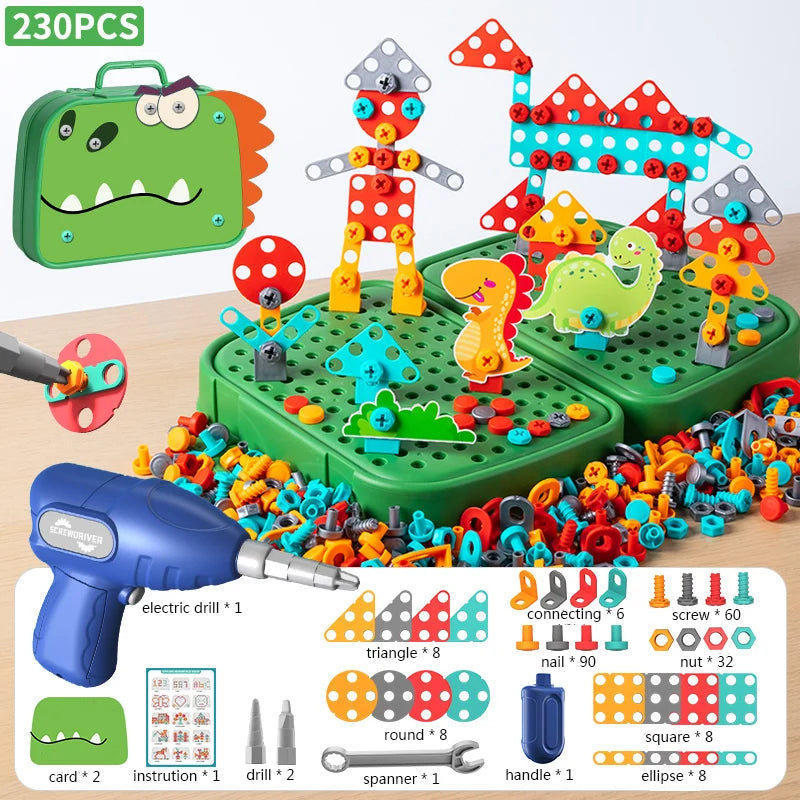 Kids 3D Drill Puzzle Tool Set
