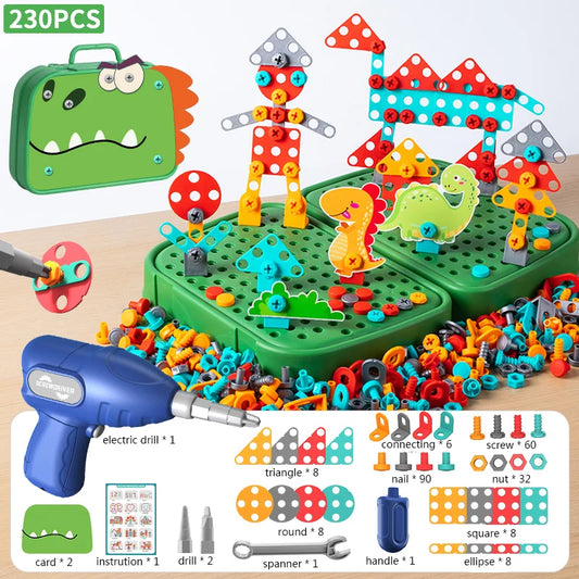 Kids 3D Drill Puzzle Tool Set