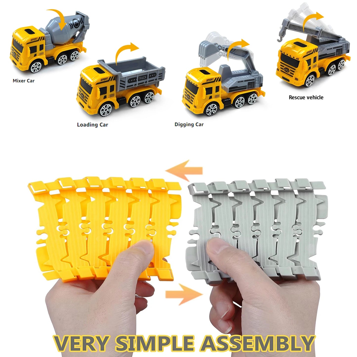 Electric Car Train Track