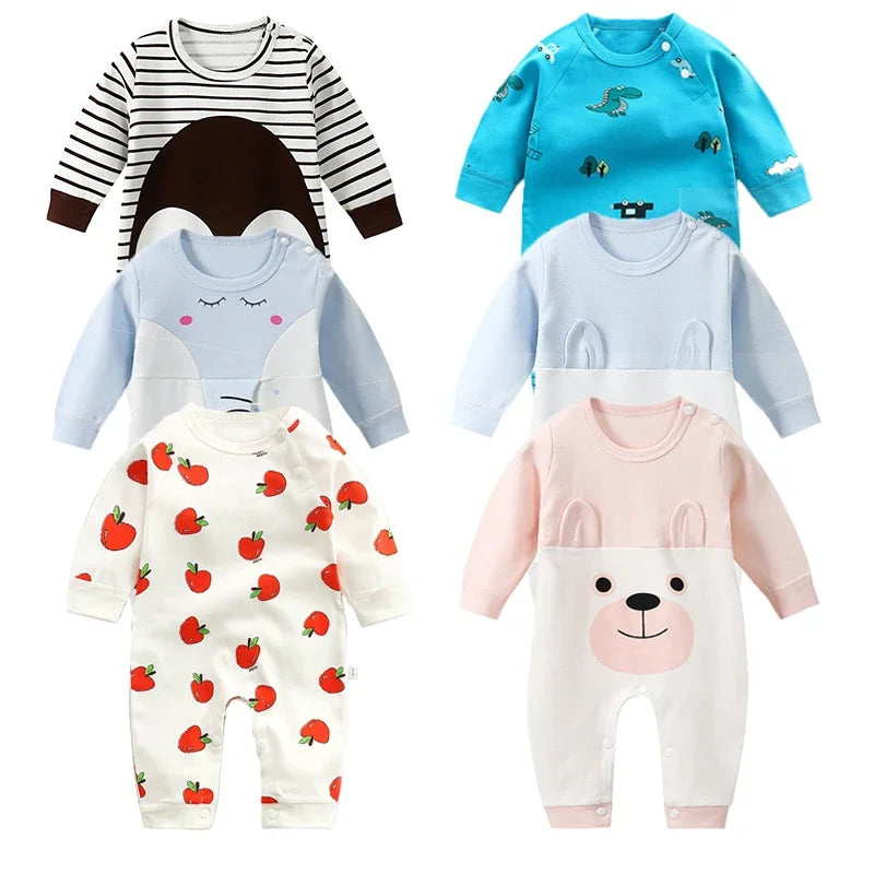 Newborn Cartoon Bear Romper