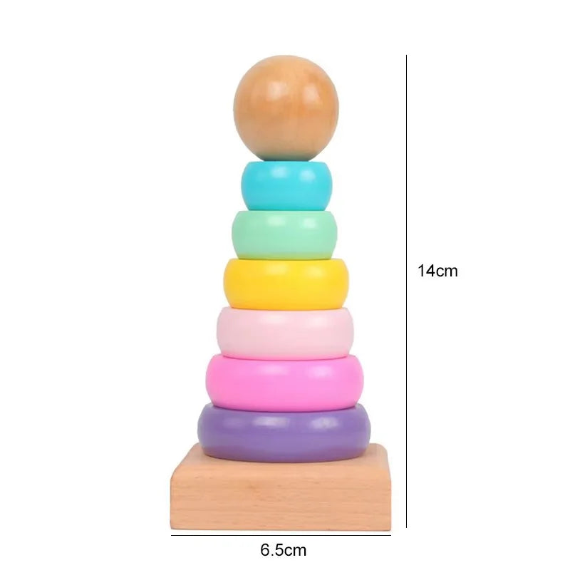 Rainbow Stacking Tower