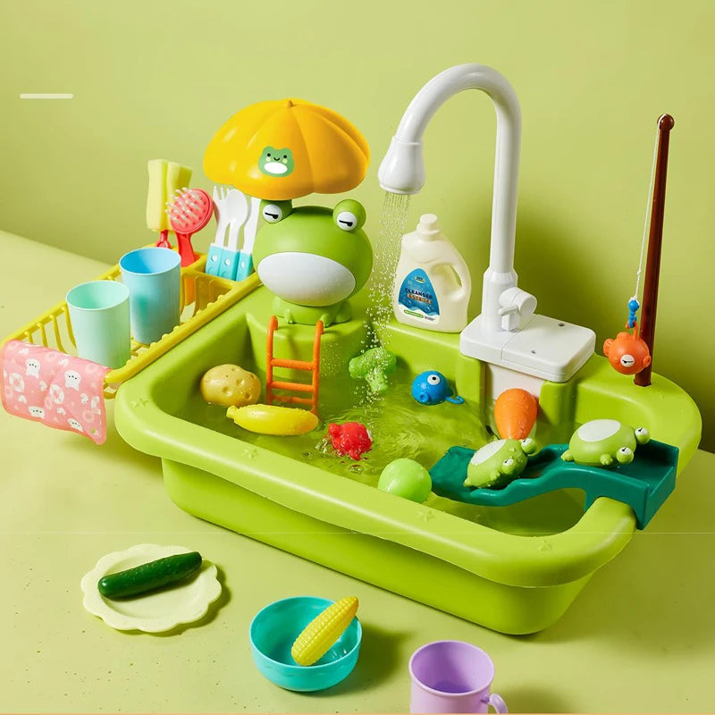 Kids Fun Pretend Kitchen Sink