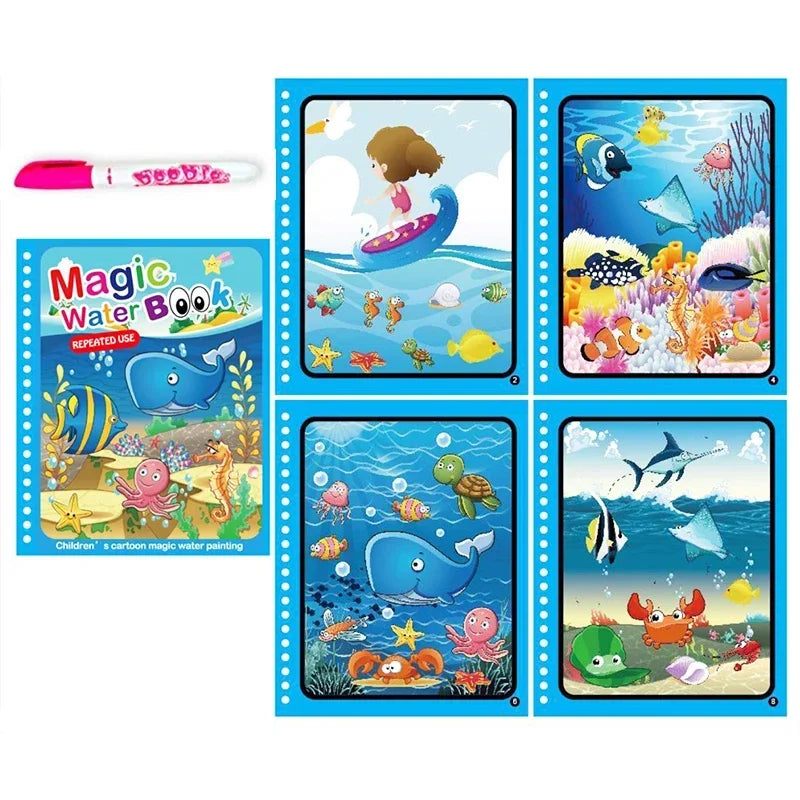 Magic Water Colouring Books