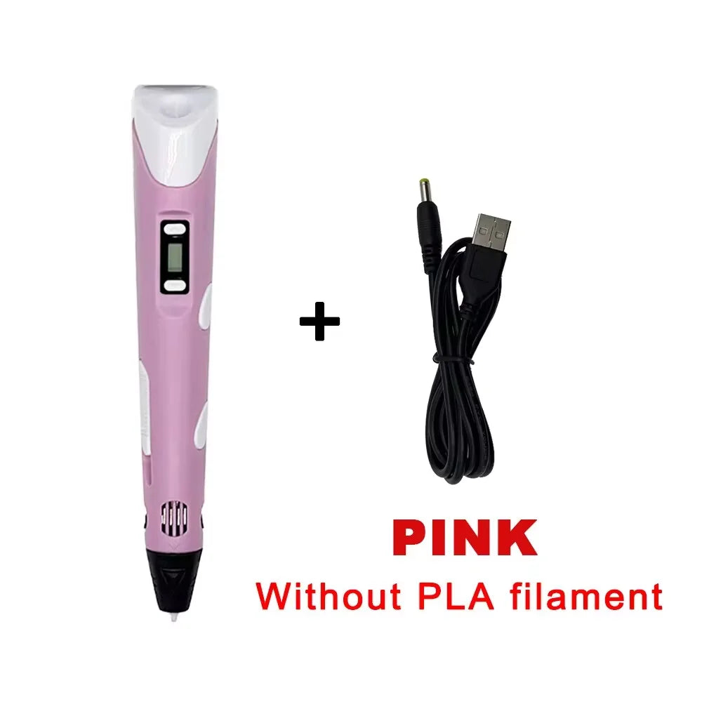 LED 3D Printing Pen for Kids
