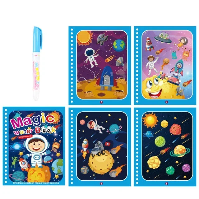 Magic Water Colouring Books