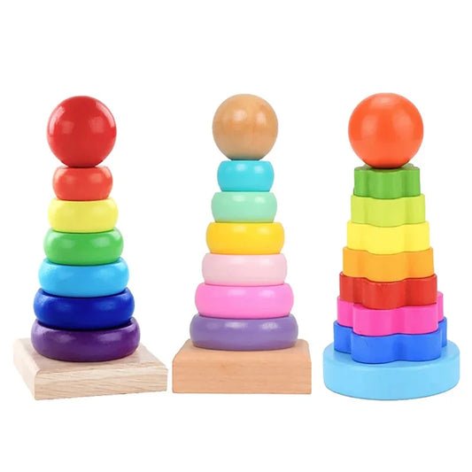 Rainbow Stacking Tower