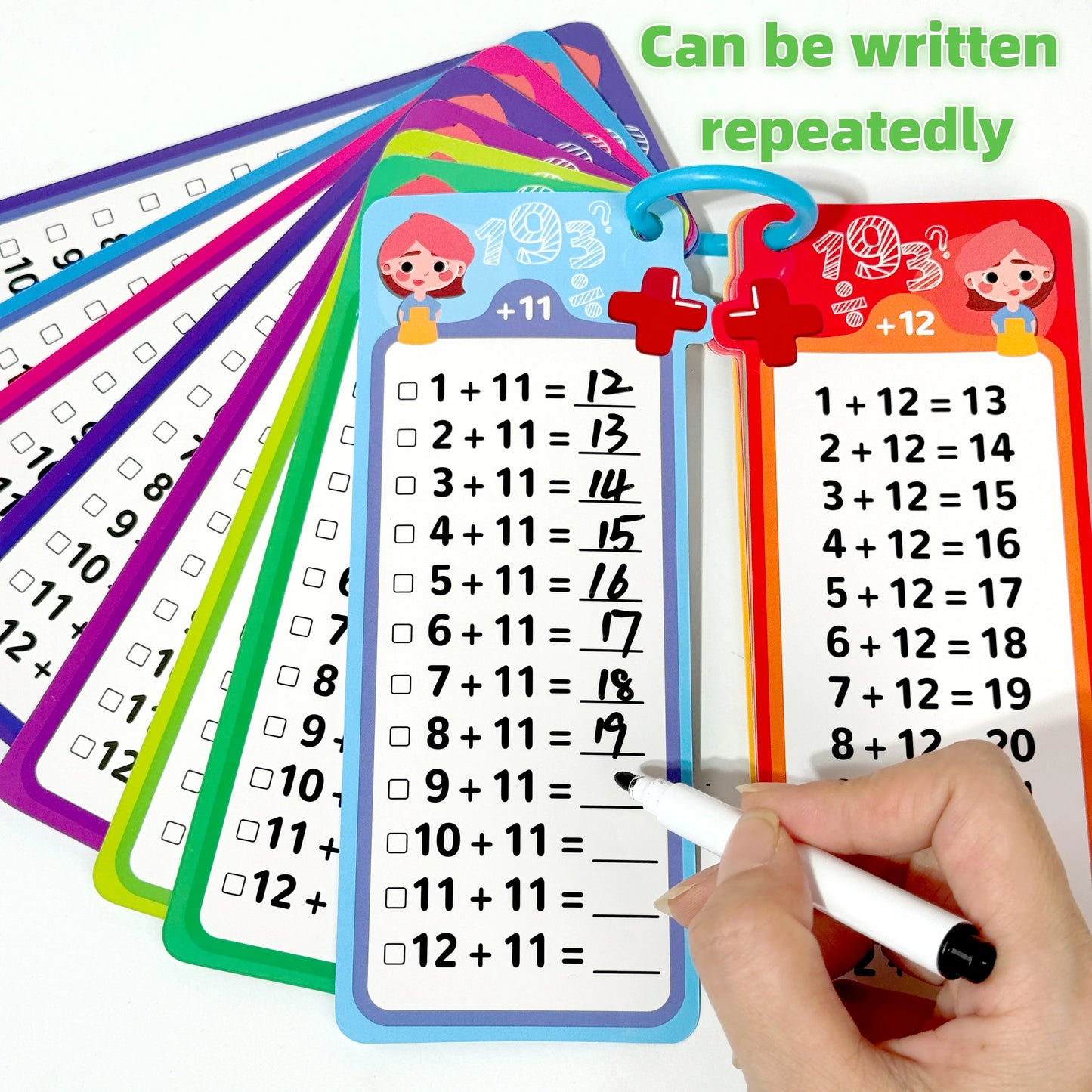 Kids Math Flash Cards Set