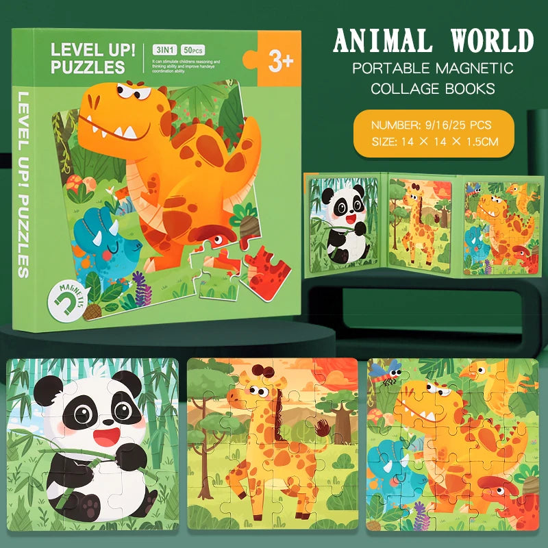 Magnetic Puzzles Games for Kids