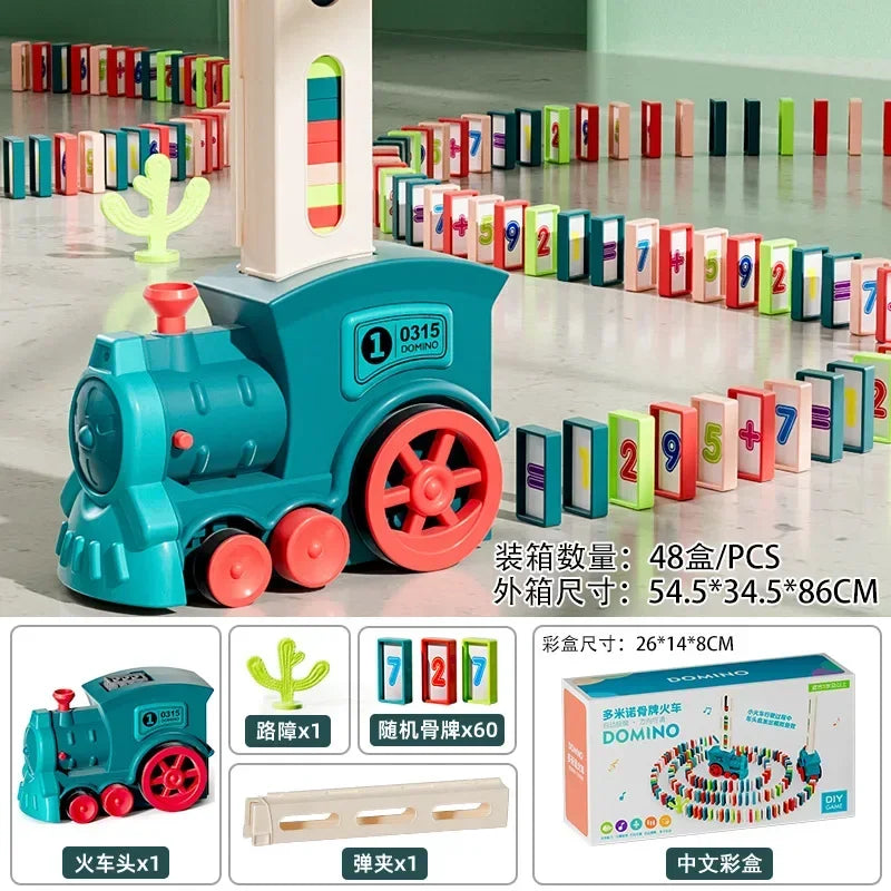 Electric Domino Train Set with Sound & Lights